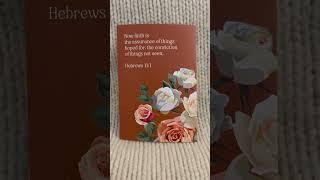Hebrews 11:1 — Verse Cards - Purchased at Ross.  #Jesus