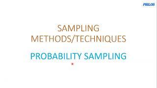 Sampling Methods: How to perform Simple Random, Systematic, Stratified and Cluster Sampling.