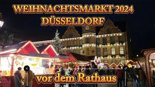 Weihnachtsmart vor dem Rauthaus in Düsseldorf 2024