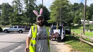 THE RABBIT vs THE DEMOCRATIC PARTY!! Join us @ RIVERSIDE PARK!! SPRUCE PINE NC