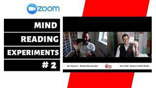 Zoom Meeting Mind Reading Experiments  #2