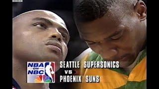 Sonics @ Suns 1993 WCF Deciding Game 7 (NBA On NBC)