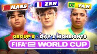 FRANCE IS INSANE!! | $250,000 WORLD CUP LAN | DAY 1 HIGHLIGHTS!! GROUP B | FIFAe Ft. Rocket League