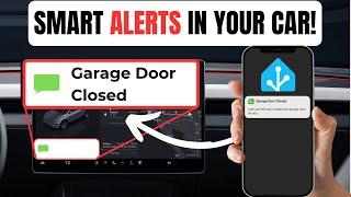 Get Smart Home Alerts in Your Car (Without an App)!!