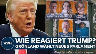 GRÖNLAND: Wie reagieren die USA? Wunschinsel von Donald Trump wählt neues Parlament