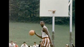 Wilt Chamberlain Dunks Free Throw & Swishes Half Court Shot!