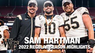 Sam Hartman 2022 Regular Season Highlights | Wake Forest QB
