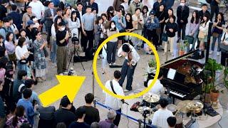 Passengers React When A Boy Plays Canon in D by His Violin At Train Station (Tagbonee)