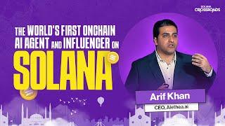 Solana’s First AI Influencer - ft. Arif Khan of Alethea.ai | Solana Crossroads