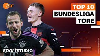 Top 10 Tore der Bundesliga 2023/24 bis zur Winterpause | sportstudio