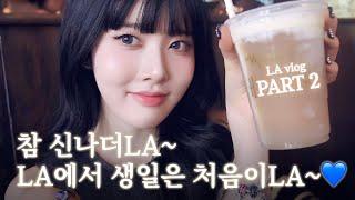 시은이의 Vlog #11 | LA에서 생일은 처음이LA~️‍LA Vlog Part.2