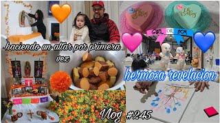 HICIMOS UNA OFRENDA PARA NUESTROS ABUELITOS  | HERMOSA REVELACION 🩷