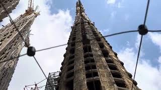 View from Nativity Tower in La Sagrada Familia