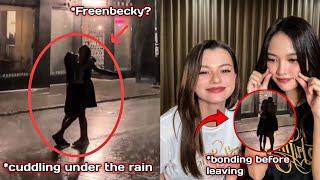 (Freenbecky) SPOTTED! Cuddling under the Rain! bonding before leaving