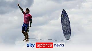 Is this the best picture of the 2024 Olympics? | Breath-taking image of surfer Medina goes viral