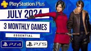 PlayStation Plus Essential July 2024 Monthly Games | PS Plus July 2024