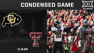 Colorado vs. Texas Tech Condensed Game | 2024 Big 12 Football