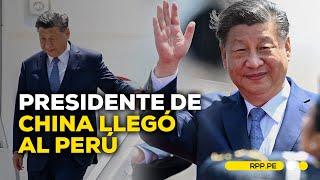 APEC 2024: Presidente de China, Xi Jinping, llegó al Perú #ROTATIVARPP | BREAKING