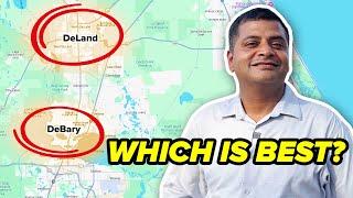 Moving to DELAND Florida vs DEBARY Florida | Should I Live in DeLand or DeBary FL 2025?? 