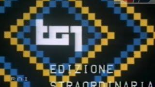 Tg1  EDIZIONE STRAORDINARIA-Attentato a Reagan , in studio Massimo Valentini - 30 marzo 1981