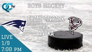 Boys Hockey: Champlin Park @ Anoka | Champlin Park High School | Anoka High School | QCTV