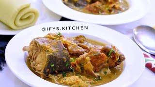 HOW TO MAKE  OFE NSALA (WHITE SOUP)/ AUTHENTIC NSALA SOUP / COOK WITH ME/ IFY'S KITCHEN RECIPE.