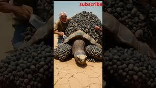 “OMG! Elderly Man Helps Turtle Remove Painful Barnacles | Heartwarming Animal Rescue ”