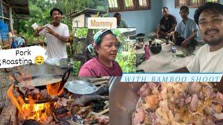 Cooking pork in village style and roasted pork #villagecooking #villagestylecooking #cooking&eating