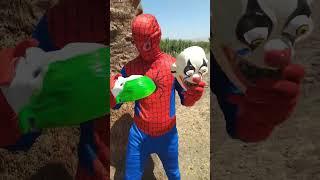 سبايدر مان والجوكر الاخضر #shorts #سبايدر_مان #سبايدر #جوكر