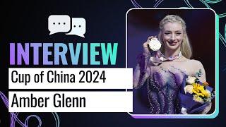 Consistency is key! | Amber GLENN (USA) | Women Winner | Cup of China 2024 | #GPFigure