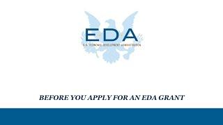 Before You Apply for an EDA Grant