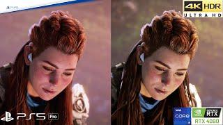 Horizon Forbidden West - PS5 Pro vs RTX 4090 - 4k 60 FPS