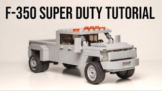 LEGO Ford F-350 Super Duty Dually Build Tutorial