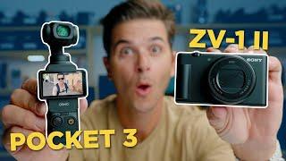 THIS CHANGED MY MIND - DJI Pocket 3 vs Sony ZV 1 MII - VLOG CAMERA BATTLE!