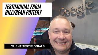 Digital Marketing Testimonial for Phil Carrick from Gillybean Pottery