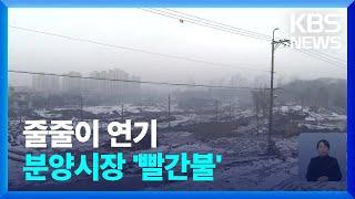 충북 줄줄이 분양 연기…눈치보는 분양 시장 / KBS  2022.12.26.