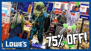 Lowes Halloween 2024 75% Off Sale Walkthrough | October 24th - Lowes Halloween 2024