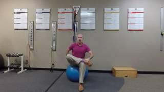 Atlantic Spine Clinic - Mt. Pleasant, SC - Seated Piriformis Cross-Leg Stretch