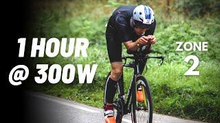 300 Watts For An Hour | Winter TT Bike Session