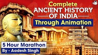 Complete Ancient Indian History in 5 hours through Animation | UPSC IAS