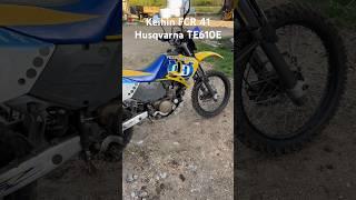 Husqvarna TE610E with Keihin FCR MX41 carb #shorts #keihin #enduro