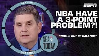 Brian Windhorst says the 3-point shooting trend is making the NBA ‘out of balance’  | NBA Today