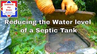 Reduce Septic Tank Level | Blocked drains