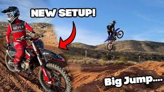 Riding a Private Dirt Bike Track!