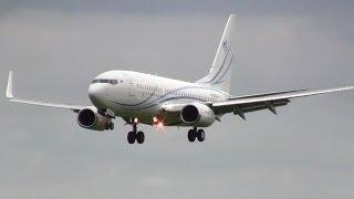 Gazpromavia ► Boeing 737-700 ► Landing  Groningen Airport Eelde