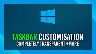 Transparent Taskbar/No Blur + More | TranslucentTB