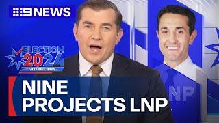 Nine projects LNP government in 2024 Queensland election | 9 News Australia