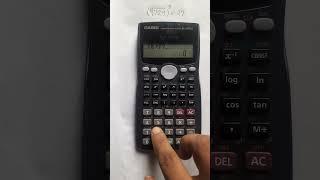 Calculate any root of a number | Using Calculator Casio fx-100MS | #calculator  #viralshorts