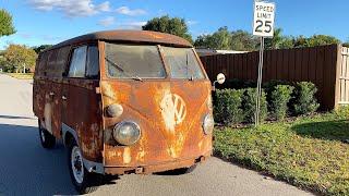 FIRST DRIVE IN OVER 40 YEARS - RESURRECTION RESTORATION!!! 1962 VW Type 2 Van/Bus, VW Kombi