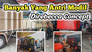 Grebek Markas Rebecca Concept Full Truck Calon Artis Pantura